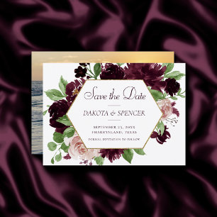 Save The Date Les passions de Moody   Vin violet Dramatique Rose