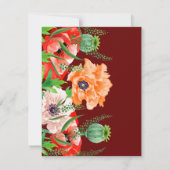 Save The Date Les pavots sauvegardent la date (Dos)