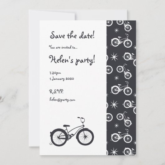 Save The Date Les Vélos Enregistrer La Date (Devant)