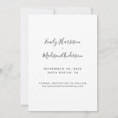 Save The Date Lesbian Gay Mariage Rainbow Photo Enregistrer La D (Dos)