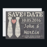 Save The Date LGBT Tying the Knot Faux Chalkboard Enregistrer la<br><div class="desc">LGBT Tying the Knot Faux Chalkboard Gay Wedding Save The Date - Déjà ce siècle, nous avons vu des moments charniers et des changements que certains pensaient ne jamais voir. Les lois sur le mariage LGBT se répandent à travers le monde et le temps est venu. Enfin, des millions de...</div>