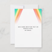 Save The Date LGBTQ Gay Couple 4 Photo Collage Mariage arc-en-ci (Dos)