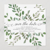 Save The Date Liage minimal | MARIAGE (Devant / Derrière)