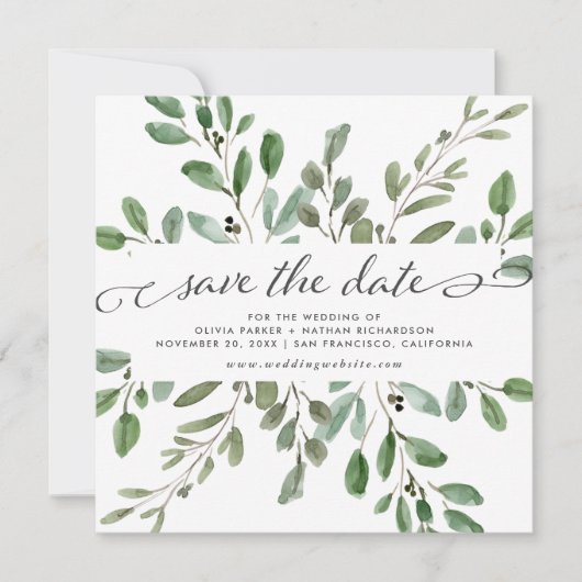 Save The Date Liage minimal | MARIAGE (Devant)