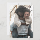 Save The Date Lilac Fleur sauvage Photo Mariage Enregistrer La D (Dos)