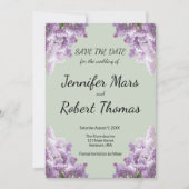 Save The Date Lilas et Sauge Terreuse (Devant)
