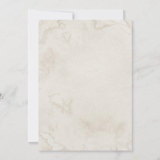 Save The Date Line Art Mountains Mariage aquarelle (Dos)