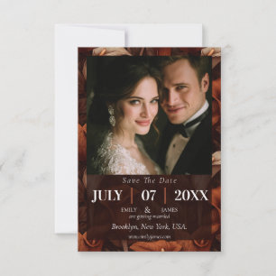Save The Date Lis calla colorés esthétique mariage traditionnel