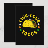 Save The Date Live Love Tacos Youth (Devant / Derrière)