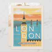 Save The Date Londres | Enregistrer la date - Photo (Devant / Derrière)