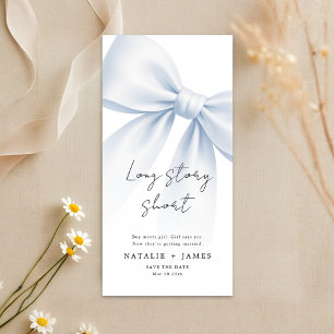 Save The Date Long Story Short Marque-page à nœud élégant Mari