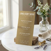 Save The Date Long Story Short Modern Script Timeline Wedding