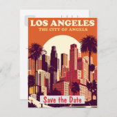 Save The Date Los Angeles, Californie (Devant / Derrière)