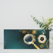 Save The Date Loupe en style Steampunk (Debout devant)