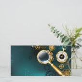 Save The Date Loupe en style Steampunk (Debout devant)