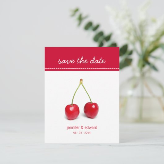 Save The Date Love Cherries - Enregistrer l'annonce de la date (Debout devant)