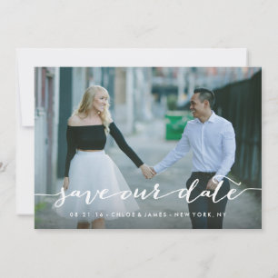 Save The Date Love Note Enregistrer la superposition de date