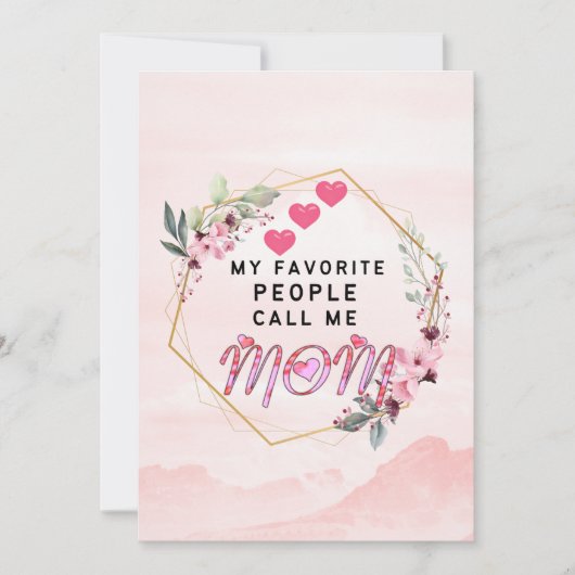 Save The Date Love quotes : My Favorite People Call Me Maman (Devant)