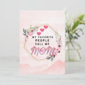 Save The Date Love quotes : My Favorite People Call Me Maman (Debout devant)
