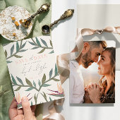 Save The Date Lovebirds in Paradise Photo