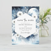 Save The Date Lovely Rustic Moonlit Mariage (Debout devant)
