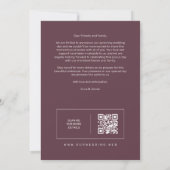 Save The Date Lovely Rustic Pink Tones Church Wedding QR (Dos)