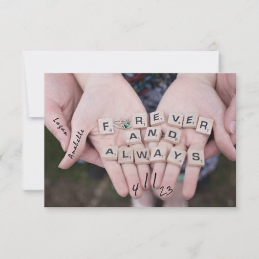 Save The Date Lucky in Love Enregistrer les dates Enregistrer la (Devant)