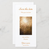 Save The Date Lumière Or 001 (Devant / Derrière)
