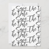 Save The Date Lumières de Noël à main (Dos)