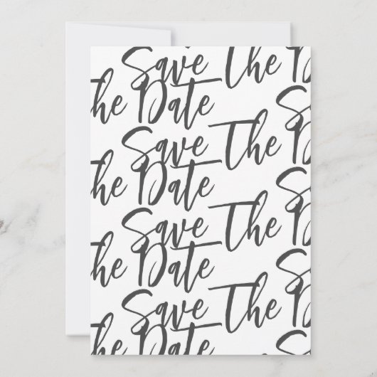 Save The Date Lumières de Noël à main (Dos)