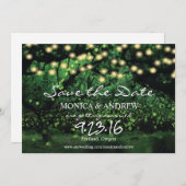 Save The Date Lumières sur les fées forestières enchantées Enreg (Devant / Derrière)