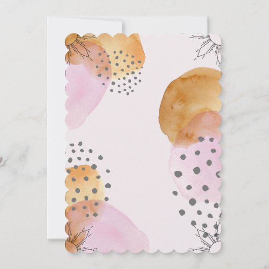 Save The Date Lune rose Enregistrer la date (Dos)