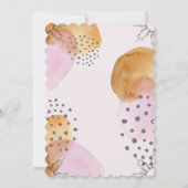 Save The Date Lune rose Enregistrer la date (Dos)