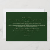 Save The Date Luxurious Trendy Dark Green Christmas 2 Photos (Dos)