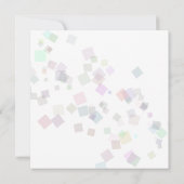 Save The Date M. et Mme. | Pastel Colours Confetti (Dos)