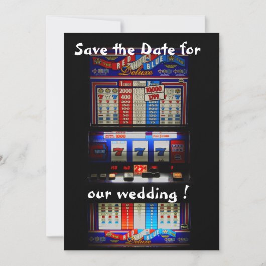 Save The Date Machine à sous Enregistrer la date Lucky in Love (Devant)
