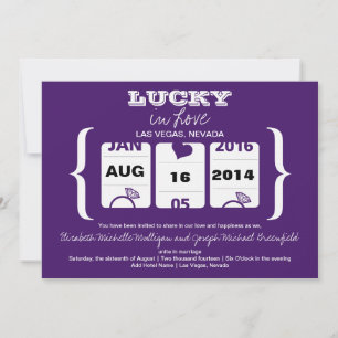 Save The Date Machine à sous Enregistrer la date - Mariage
