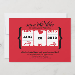 Save The Date Machine à sous Enregistrer la date - Mariage