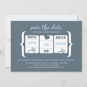 Save The Date Machine à sous Enregistrer la date - Mariage