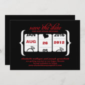 Save The Date Machine à Sous Enregistrer la Date - Mariage (Devant / Derrière)