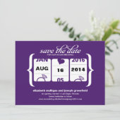Save The Date Machine à Sous Enregistrez la Date - Mariage (Debout devant)