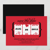 Save The Date Machine à sous Enregistrez la date - Mariage (Devant / Derrière)