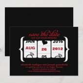 Save The Date Machine à Sous Enregistrez la Date - Mariage (Devant / Derrière)