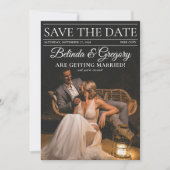 Save The Date Magazine Editorial Journal Photos Mariage (Devant)