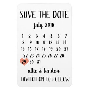 Save the date   Magneet