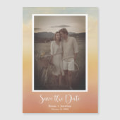 Save the Date Magnet Magnetische Uitnodiging (Voorkant)