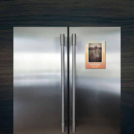 Save the Date Magnet Magnetische Uitnodiging