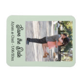 Save the date magnet personalized photo magneet (Horizontaal)