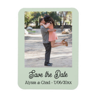 Save the date magnet personalized photo magneet