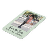 Save the date magnet personalized photo magneet (Linkerzijde)